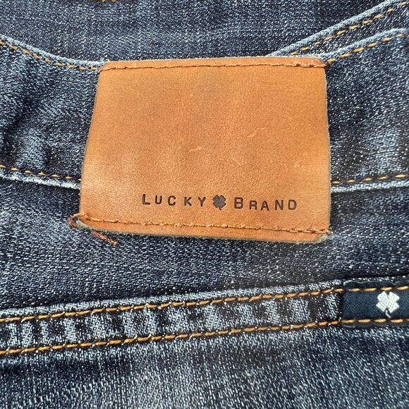 Lucky Brand Denim Blue Jeans Size‎ 38X32 Straight Leg 221 Original Straight - Picture 2 of 6